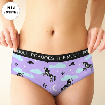 Gothic Unicorn Womens Cheeky Briefs